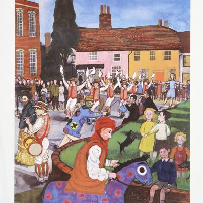 Work of the Week 28: Morris Dancing at Thaxted by Walter Hoyle