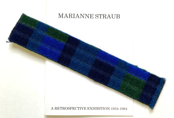 Work of the Week 31: Sample of moquette by Marianne Straub