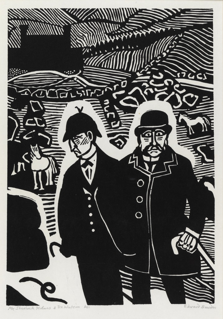 Work of the week 56: Mr Sherlock Holmes & Dr Watson by Edward Bawden