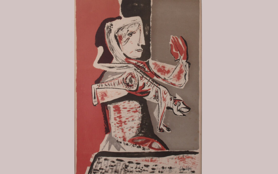New acquisition: Woman & Cat by Robert Colquhoun