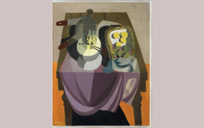 Work of the Month: Still life with an oil lamp by Robert MacBryde