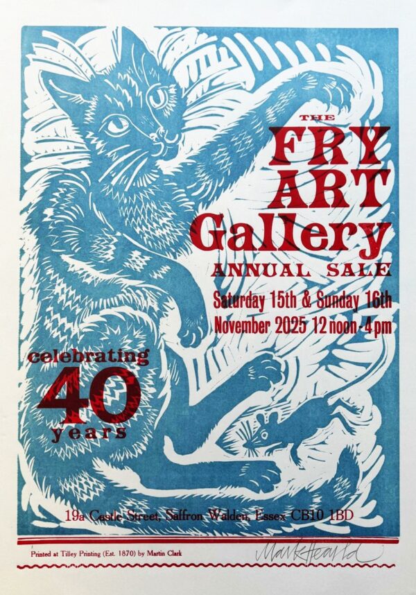 "Cat & Mouse" Poster celebrating 40 years of the Annual Sale