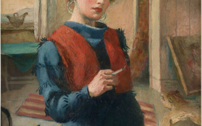 Work of the Month: Self portrait by Olga Lehmann