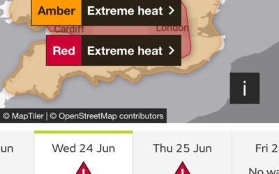 Wednesday + Thursday Red Weather Warnings